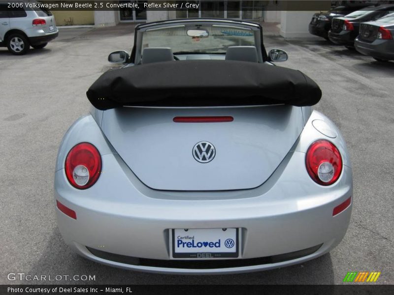 Reflex Silver / Grey 2006 Volkswagen New Beetle 2.5 Convertible