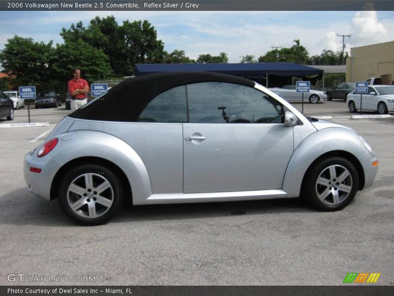 Reflex Silver / Grey 2006 Volkswagen New Beetle 2.5 Convertible
