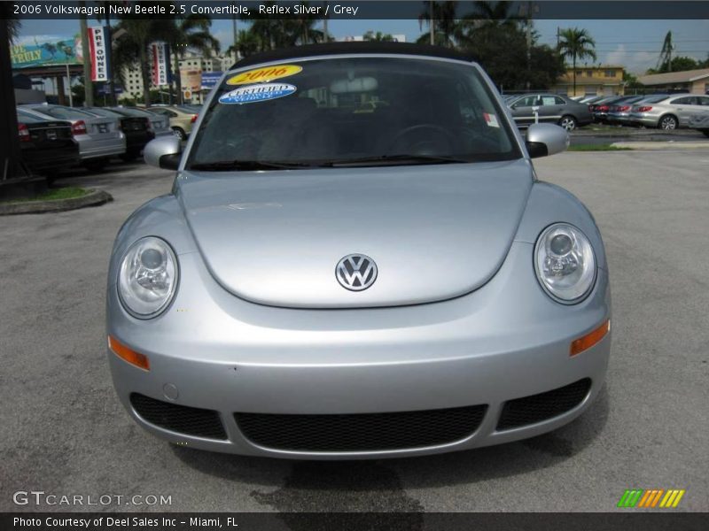 Reflex Silver / Grey 2006 Volkswagen New Beetle 2.5 Convertible