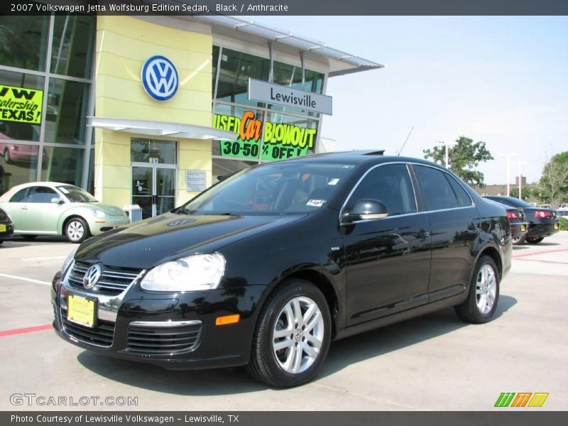 Black / Anthracite 2007 Volkswagen Jetta Wolfsburg Edition Sedan