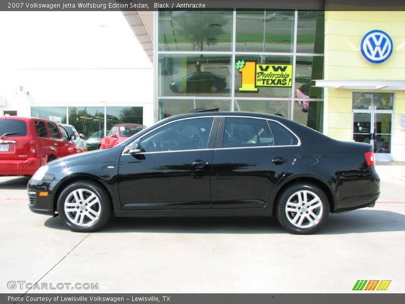 Black / Anthracite 2007 Volkswagen Jetta Wolfsburg Edition Sedan