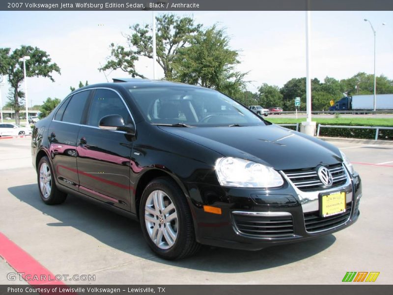 Black / Anthracite 2007 Volkswagen Jetta Wolfsburg Edition Sedan