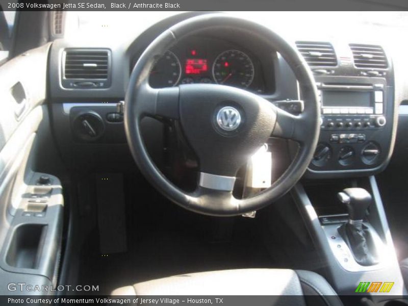 Black / Anthracite Black 2008 Volkswagen Jetta SE Sedan