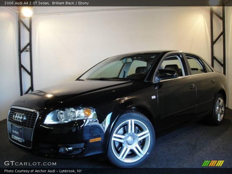 Brilliant Black / Ebony 2006 Audi A4 2.0T Sedan