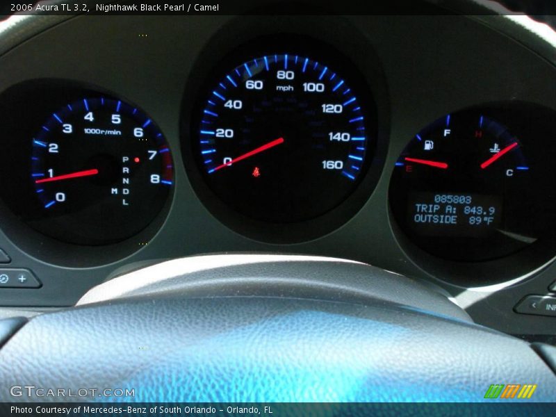 Nighthawk Black Pearl / Camel 2006 Acura TL 3.2