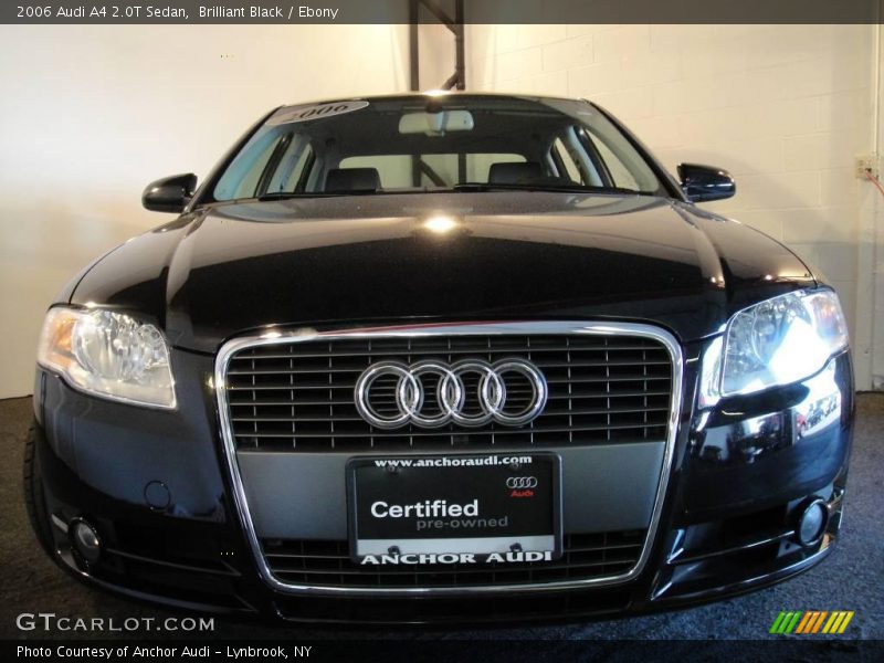 Brilliant Black / Ebony 2006 Audi A4 2.0T Sedan