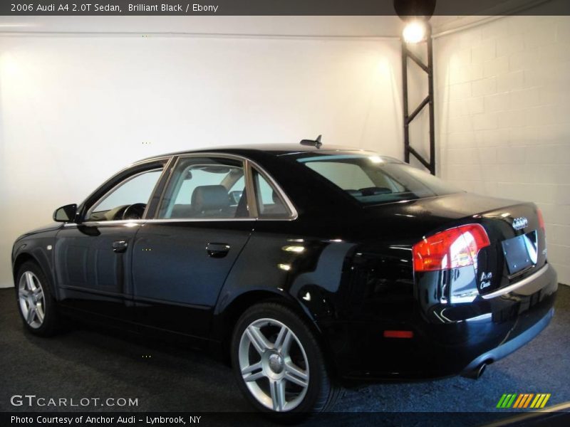Brilliant Black / Ebony 2006 Audi A4 2.0T Sedan
