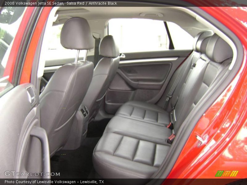 Salsa Red / Anthracite Black 2008 Volkswagen Jetta SE Sedan