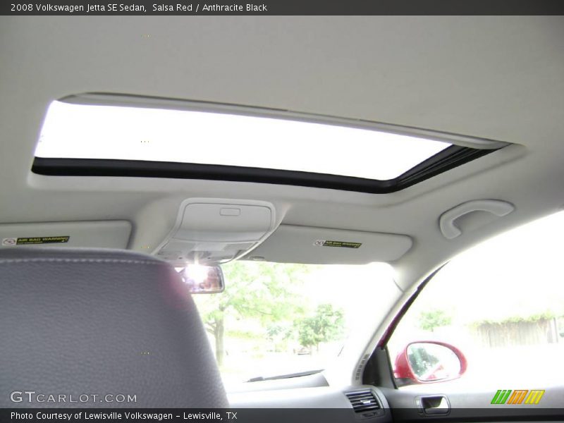 Salsa Red / Anthracite Black 2008 Volkswagen Jetta SE Sedan