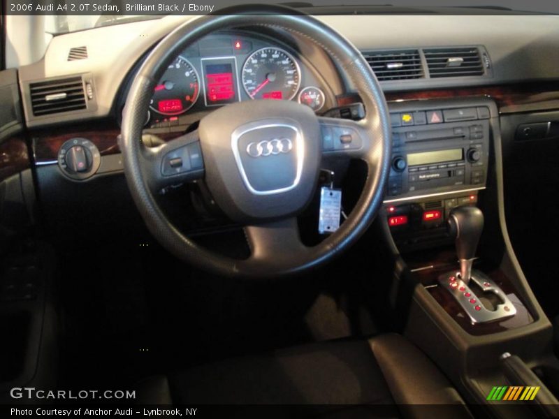 Brilliant Black / Ebony 2006 Audi A4 2.0T Sedan