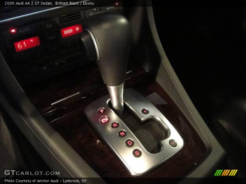 Brilliant Black / Ebony 2006 Audi A4 2.0T Sedan