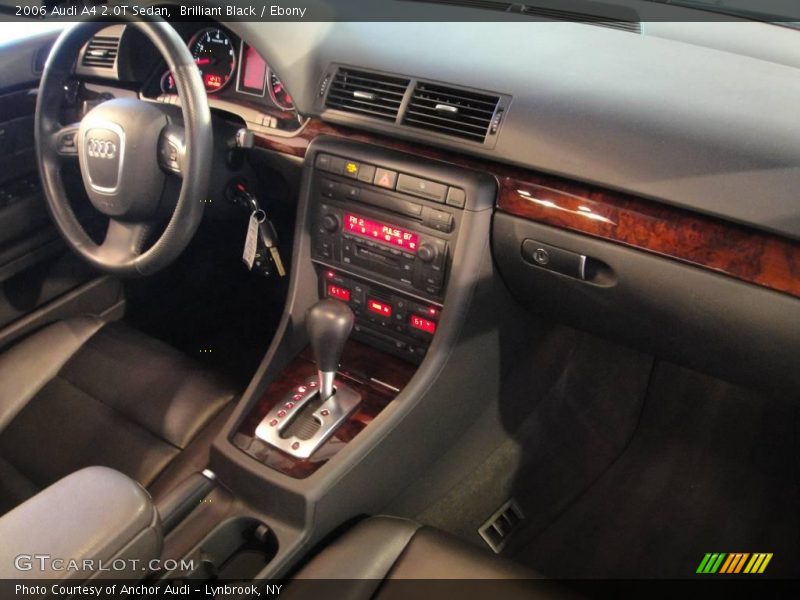 Brilliant Black / Ebony 2006 Audi A4 2.0T Sedan