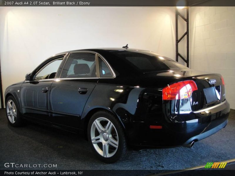 Brilliant Black / Ebony 2007 Audi A4 2.0T Sedan
