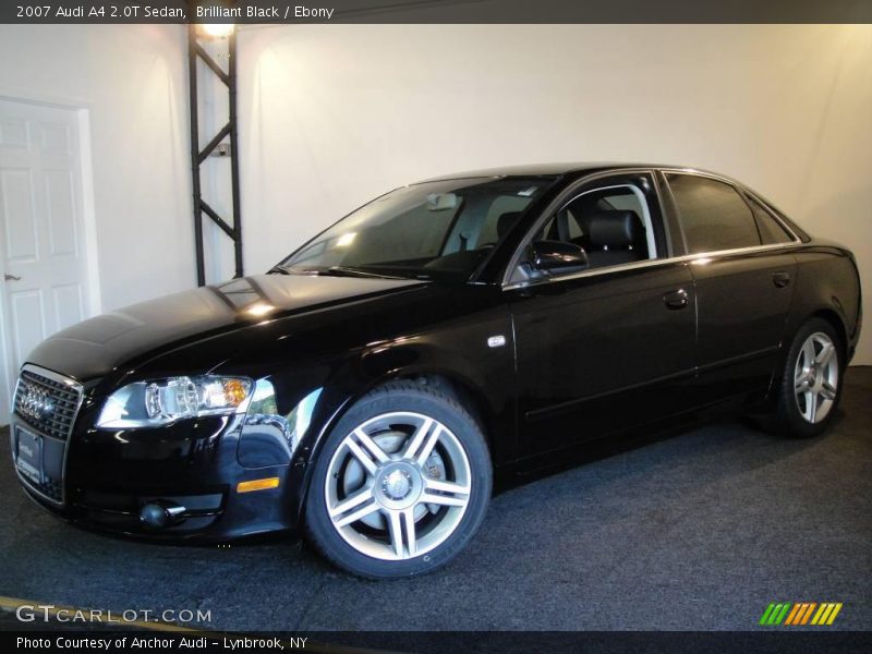 Brilliant Black / Ebony 2007 Audi A4 2.0T Sedan
