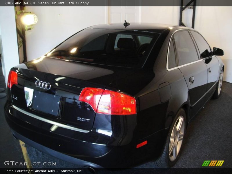Brilliant Black / Ebony 2007 Audi A4 2.0T Sedan