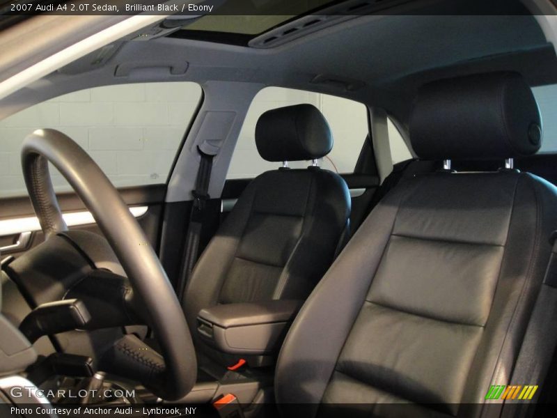 Brilliant Black / Ebony 2007 Audi A4 2.0T Sedan