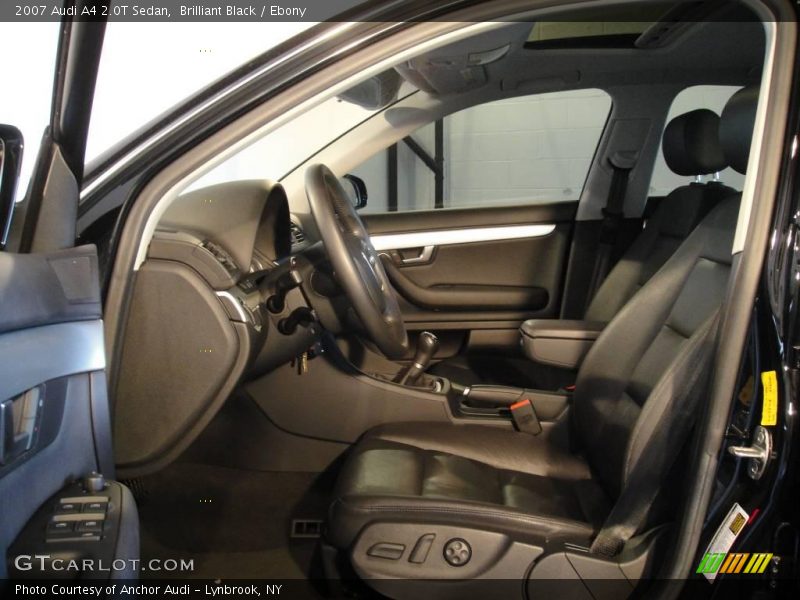 Brilliant Black / Ebony 2007 Audi A4 2.0T Sedan