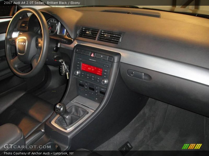 Brilliant Black / Ebony 2007 Audi A4 2.0T Sedan