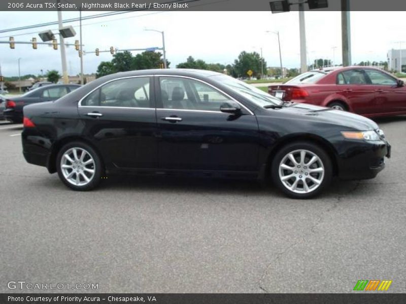 Nighthawk Black Pearl / Ebony Black 2006 Acura TSX Sedan