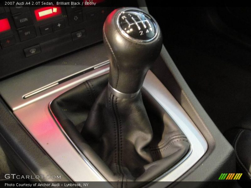 Brilliant Black / Ebony 2007 Audi A4 2.0T Sedan