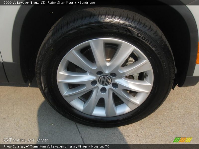 Reflex Silver Metallic / Sandstone 2009 Volkswagen Tiguan SE