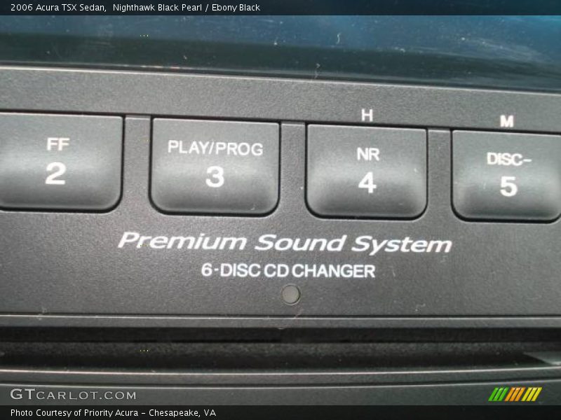 Nighthawk Black Pearl / Ebony Black 2006 Acura TSX Sedan