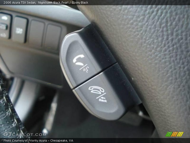 Nighthawk Black Pearl / Ebony Black 2006 Acura TSX Sedan