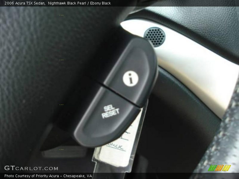 Nighthawk Black Pearl / Ebony Black 2006 Acura TSX Sedan