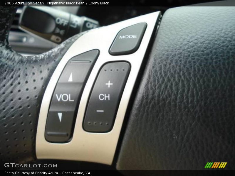 Nighthawk Black Pearl / Ebony Black 2006 Acura TSX Sedan