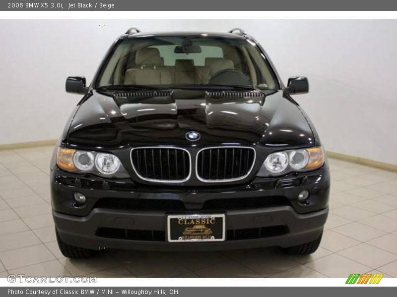 Jet Black / Beige 2006 BMW X5 3.0i
