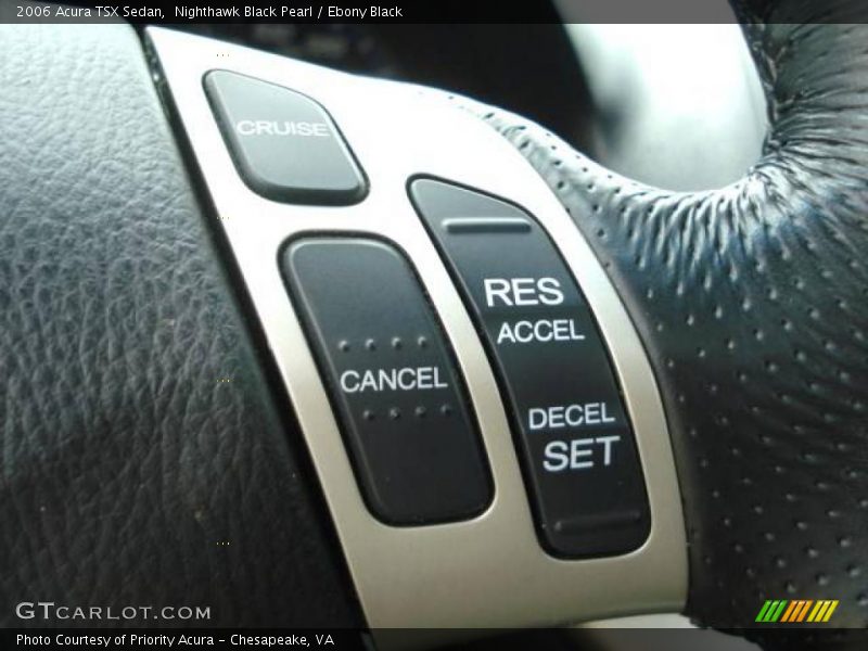 Nighthawk Black Pearl / Ebony Black 2006 Acura TSX Sedan