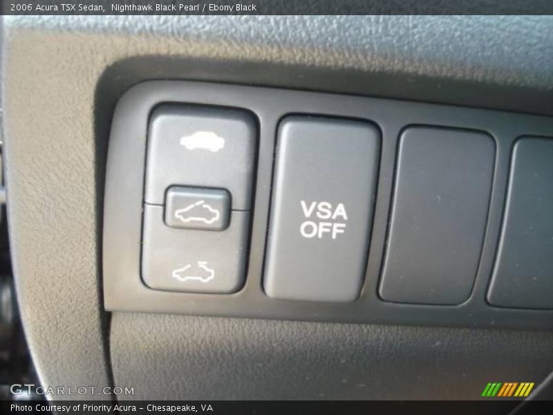 Nighthawk Black Pearl / Ebony Black 2006 Acura TSX Sedan