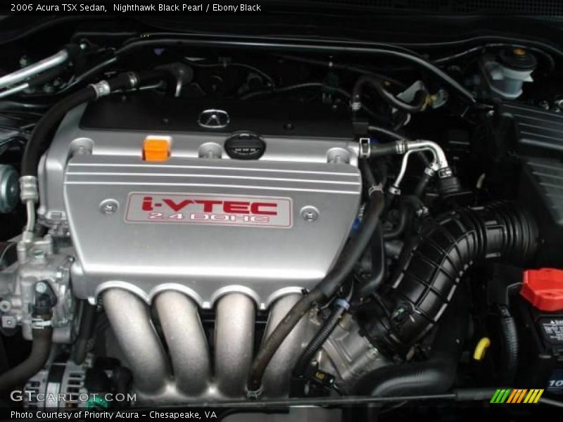 Nighthawk Black Pearl / Ebony Black 2006 Acura TSX Sedan