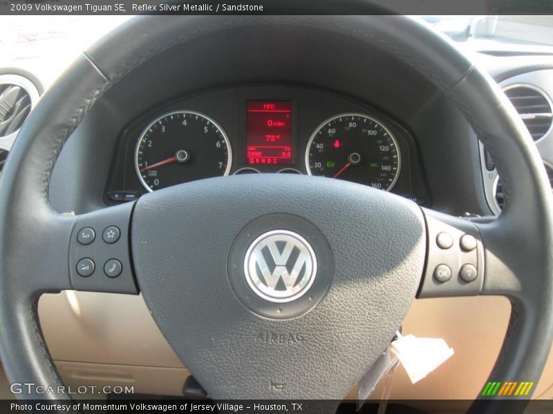 Reflex Silver Metallic / Sandstone 2009 Volkswagen Tiguan SE