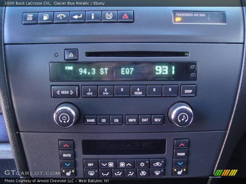 Glacier Blue Metallic / Ebony 2006 Buick LaCrosse CXL