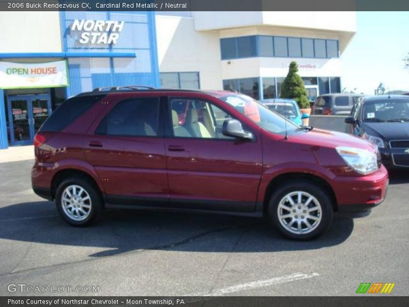 Cardinal Red Metallic / Neutral 2006 Buick Rendezvous CX