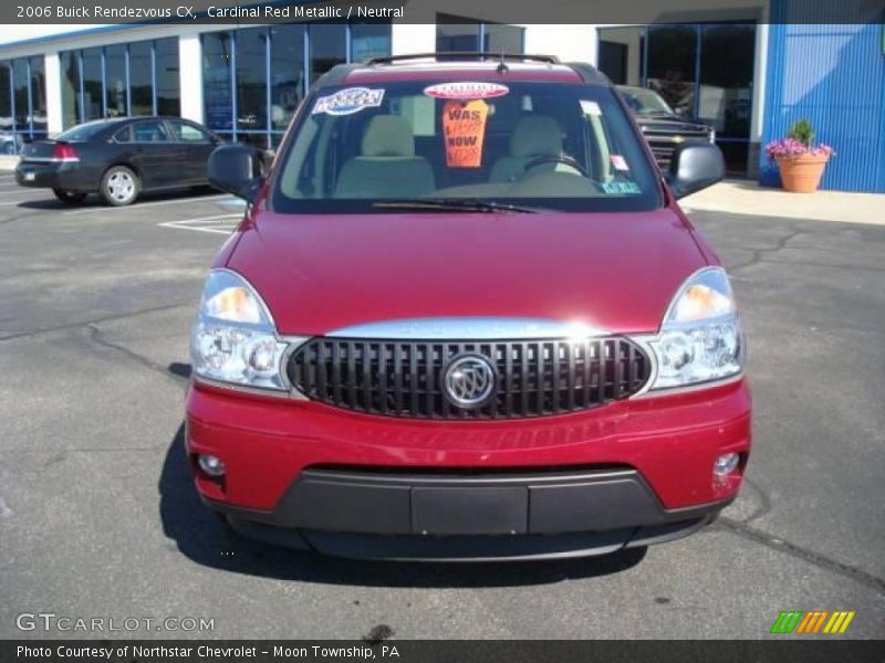 Cardinal Red Metallic / Neutral 2006 Buick Rendezvous CX