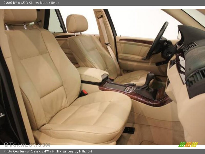 Jet Black / Beige 2006 BMW X5 3.0i
