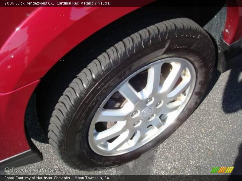 Cardinal Red Metallic / Neutral 2006 Buick Rendezvous CX