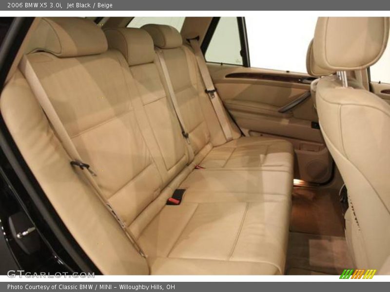 Jet Black / Beige 2006 BMW X5 3.0i