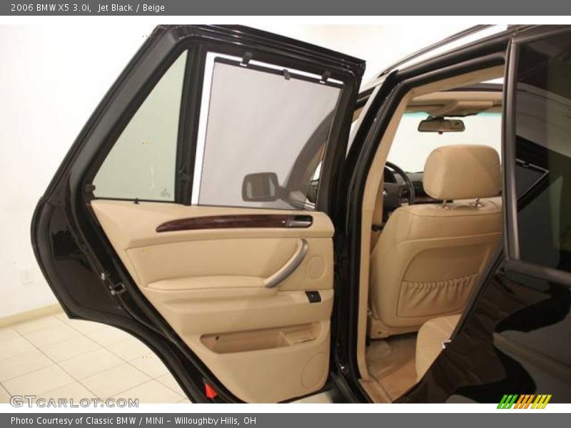 Jet Black / Beige 2006 BMW X5 3.0i