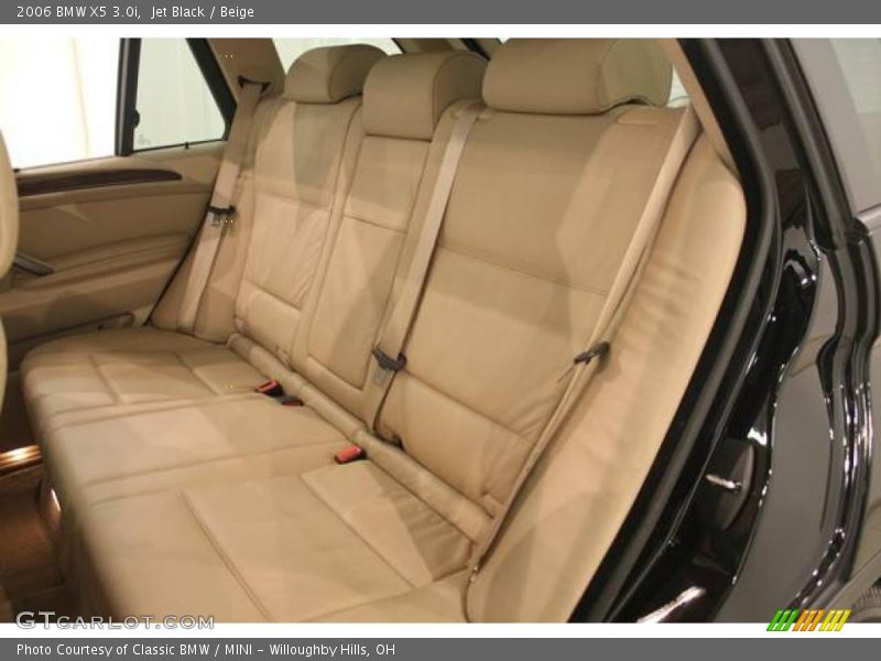 Jet Black / Beige 2006 BMW X5 3.0i