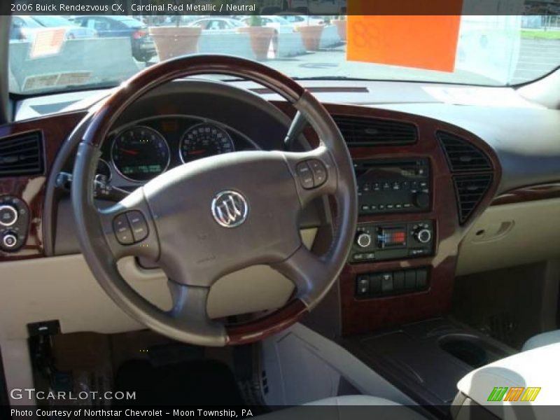 Cardinal Red Metallic / Neutral 2006 Buick Rendezvous CX