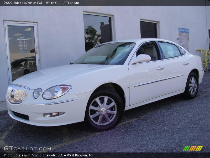 White Opal / Titanium 2009 Buick LaCrosse CXL