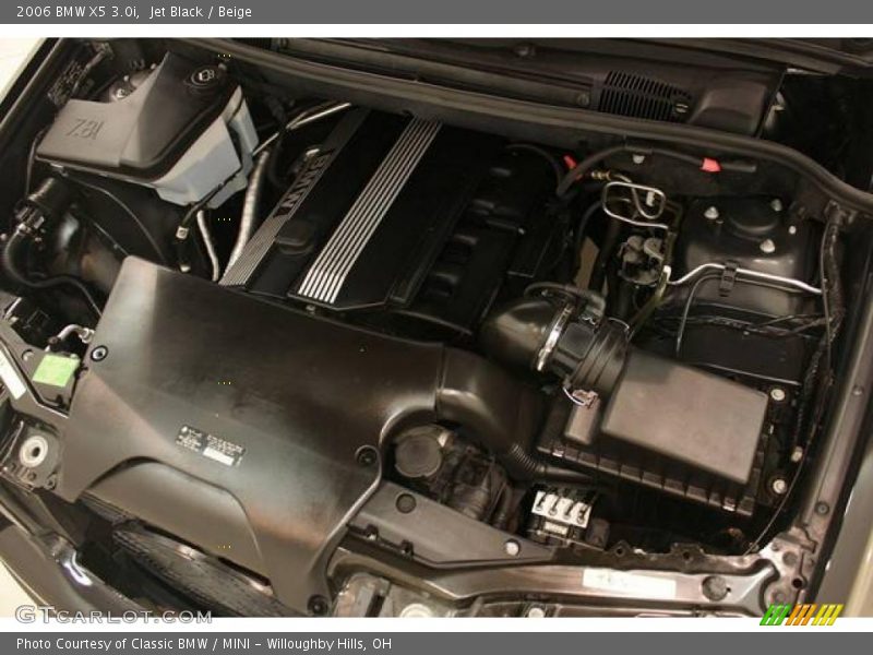 Jet Black / Beige 2006 BMW X5 3.0i