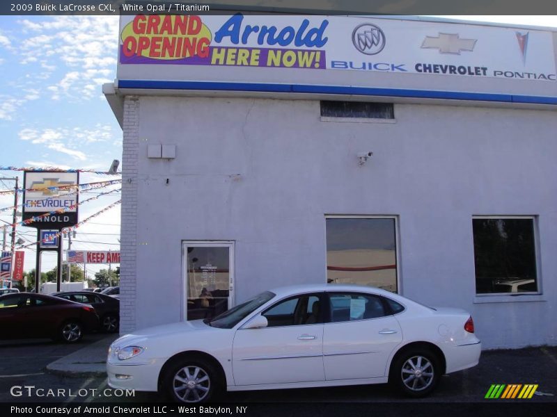 White Opal / Titanium 2009 Buick LaCrosse CXL
