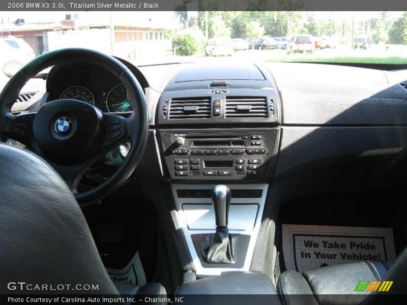 Titanium Silver Metallic / Black 2006 BMW X3 3.0i