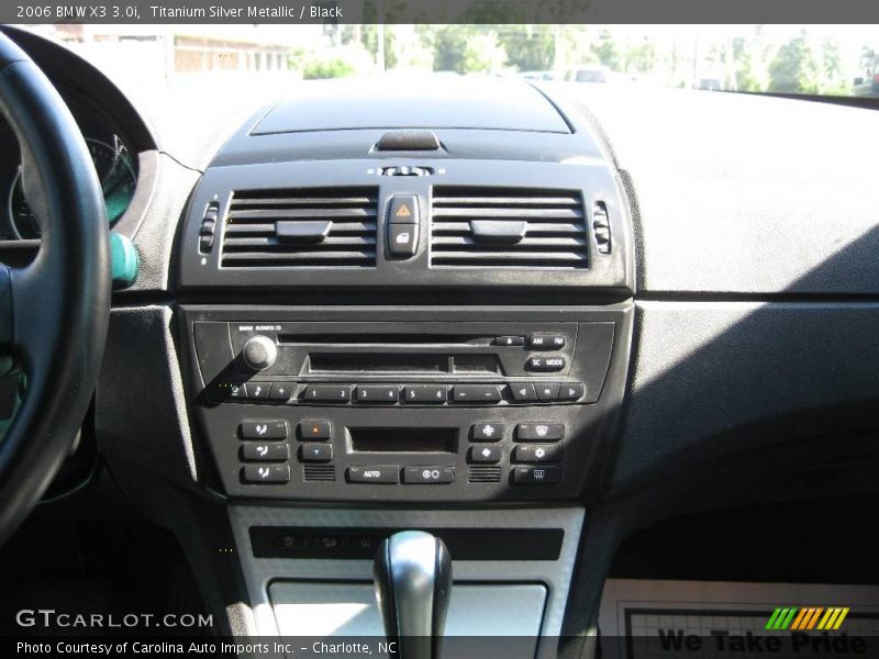 Titanium Silver Metallic / Black 2006 BMW X3 3.0i