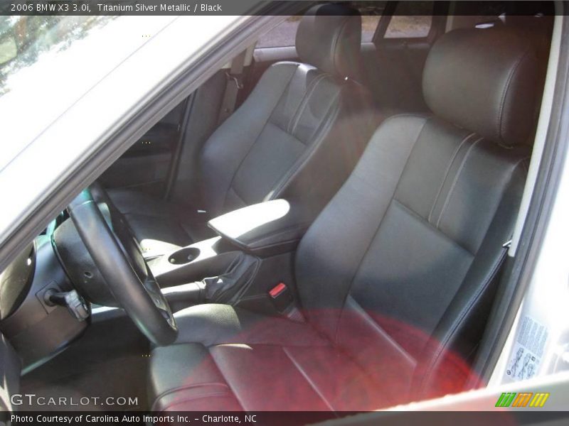 Titanium Silver Metallic / Black 2006 BMW X3 3.0i