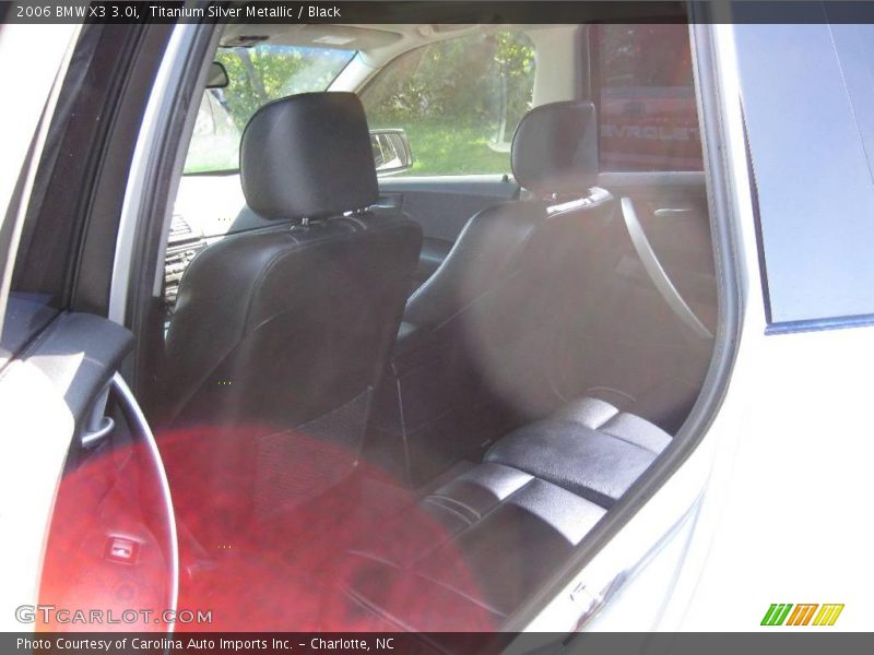 Titanium Silver Metallic / Black 2006 BMW X3 3.0i
